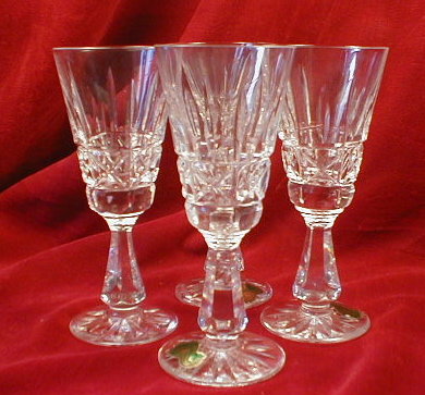 WATERford KYLEmore SHERRY Crystal Glasses -4-