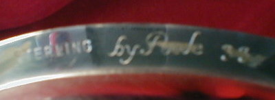 Poole STERLING Silver TRAY - Vintage -