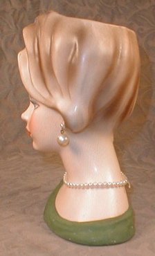 NAPCOware HEAD Vase C7294 -Earrings- VINTAGE -
