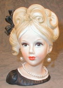 INARCO Head Vase E3662 BOW - Vintage -