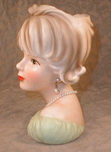 RELPO Teen HEAD Vase K1761 - VINTAGE -