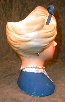 Lark TEEN Head Vase JN-4113 Young Blond VINTAGE