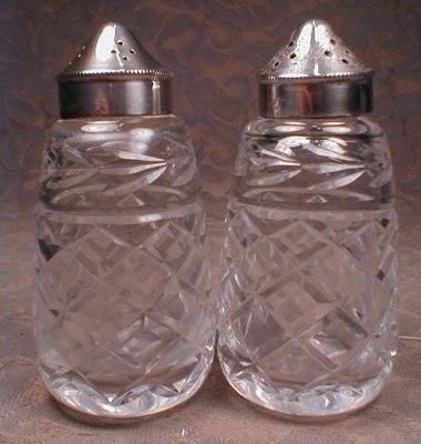 WATERFORD Glandore SALT Pepper Shakers VINTAGE-