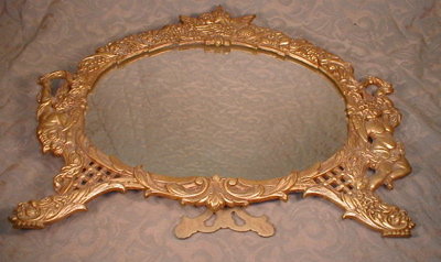 ORNATE Cherub Frame NB & IW - ANTIQUE -