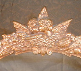 ORNATE Cherub Frame NB & IW - ANTIQUE -