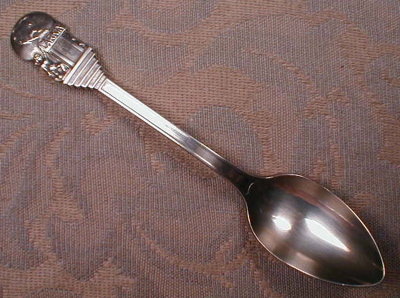 LARKIN Souvenir SPOON Buffalo - ANTIQUE -
