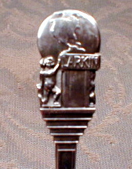 LARKIN Souvenir SPOON Buffalo - ANTIQUE -