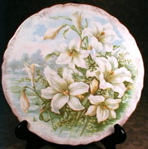 Buffalo POTTERY Plate EASTER Lily - ANTIQUE -