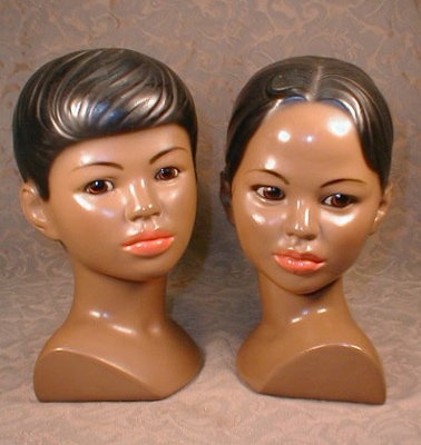 MARWAL Busts BOY Girl Asian - PAIR -