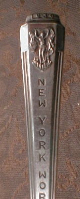 1939 Worlds FAIR Spoon - TRYLON Perisphere -