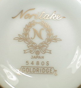Noritake GOLDRIDGE Cups & Saucers -6-