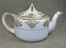 NORITAKE Tea Set POT Cream SUGAR -White & Gold-