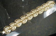 CORO Heart BRACELET Rhinestones - VINTAGE -