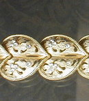 CORO Heart BRACELET Rhinestones - VINTAGE -