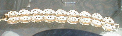 CORO Heart BRACELET Rhinestones - VINTAGE -
