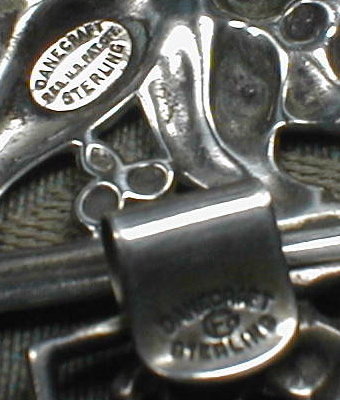 DANECRAFT Sterling Brooch & Bracelet -VINTAGE -
