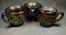 NORTHwood MEMPHIS Punch Cups (3) - Antique -