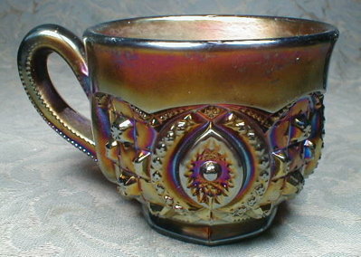 NORTHwood MEMPHIS Punch Cups (3) - Antique -