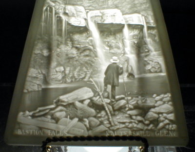 PPM LithoPHANE Panel BASTION Falls - ANTIQUE -