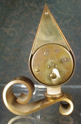 SEMCA Teardrop Alarm Clock Swiss - 7 Jewels -