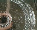 WILDFLOWER Cake Plate EAPG Pedestal Adams US Glass