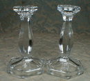 HEISEY Patrician Candlesticks Mini - PAIR -