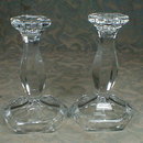 HEISEY Patrician Candlesticks Mini - PAIR -