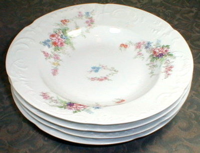 Limoges SOUP Plates (4) Bernardaud D&C Antique-