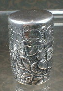 Whiting STERLING Chatelaine BOBBIN Repoussee