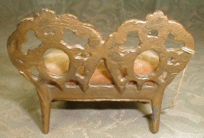 Miniature SETTEE Dollhouse SOFA - Antique -