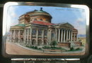 ENAMELED Silver SNUFF BOX -Palermo Opera House-