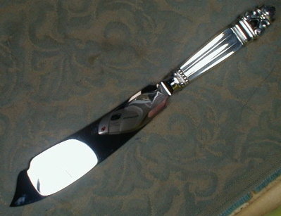 Georg JENSEN Acorn Serving Knife - STERLING -