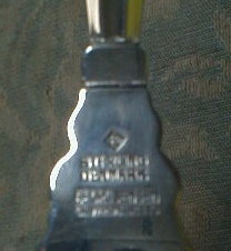 Georg JENSEN Acorn Meat FORK -Sterling Silver-
