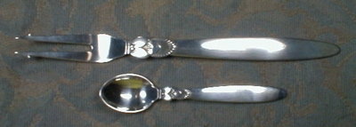 Georg Jensen CACTUS Mocha Spoon - STERLING -