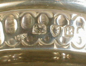Georgian STERLING Basket LONDON - 1797 -