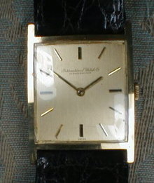 IWC Watch Gents 18k Gold - VINTAGE -