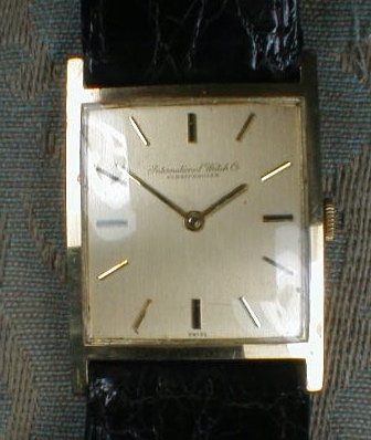 IWC Watch Gents 18k Gold - VINTAGE -