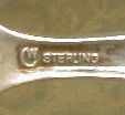 STERLING Nursery RHYME Fork - Little Boy Blue -
