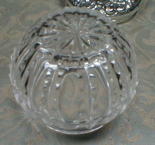 Gorham STERLING Top JAR Cut Glass - Antique -