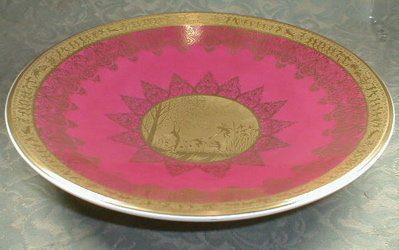 HUTSCHENREUTHER Fairy Compote - GOLD & Pink -