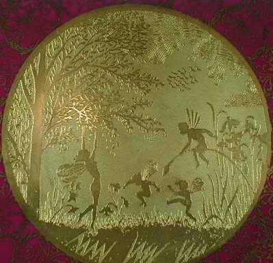 HUTSCHENREUTHER Fairy Compote - GOLD & Pink -