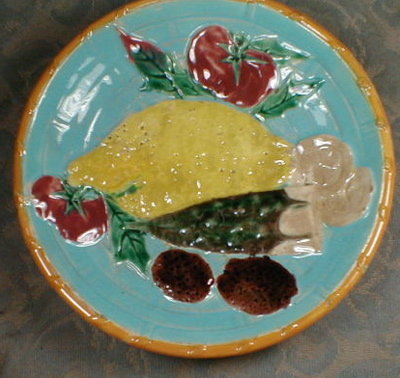 WEDGWOOD Majolica FRUIT Bowl - ANTIQUE -