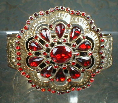 RHINESTONE Cuff BRACELET Bohemian Style VINTAGE