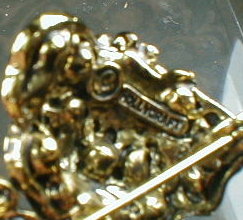 HOLLYCRAFT Floral SPRAY Pin - VINTAGE -