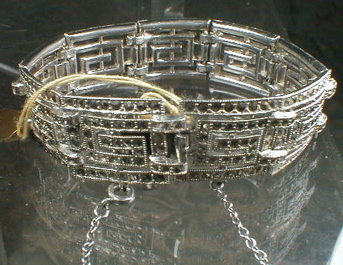 Deco MARCASITE Paste BRACELET - Antique -