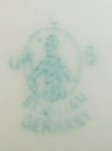 St WILLIAM Celery Art Nouveau Style ANTIQUE