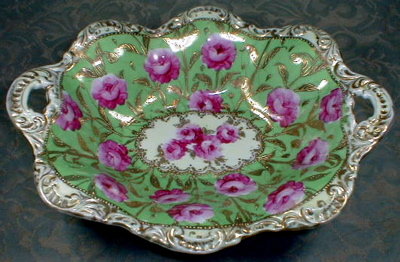 NIPPON Moriage BOWL Hand Painted - ANTIQUE -