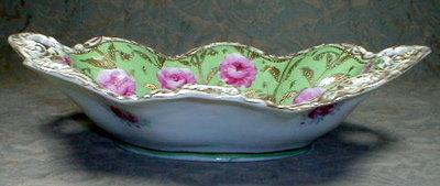 NIPPON Moriage BOWL Hand Painted - ANTIQUE -