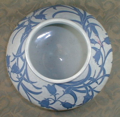 Gustafsberg Vase 1902 Blue & White SIGNED