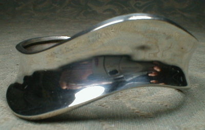 Mexican STERLING Cuff MODERNE - Hand Made -